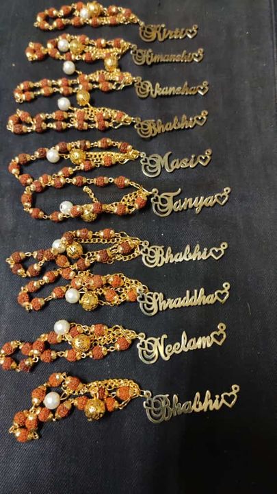 Customize Name Lumba, Rudraksh (Bracelet) uploaded by Gifts Factory on 7/22/2021
