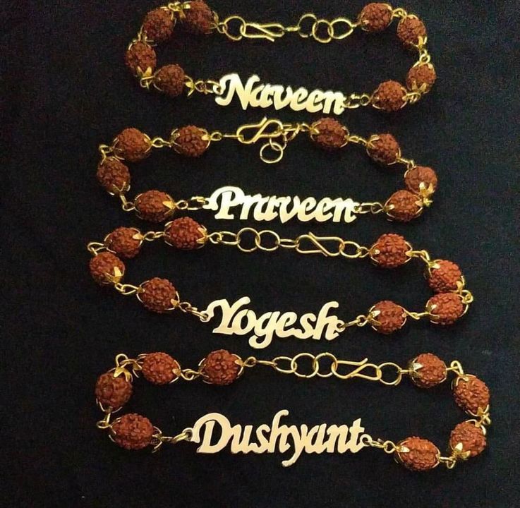Customize Name Lumba, Rudraksh (Bracelet) uploaded by Gifts Factory on 7/22/2021
