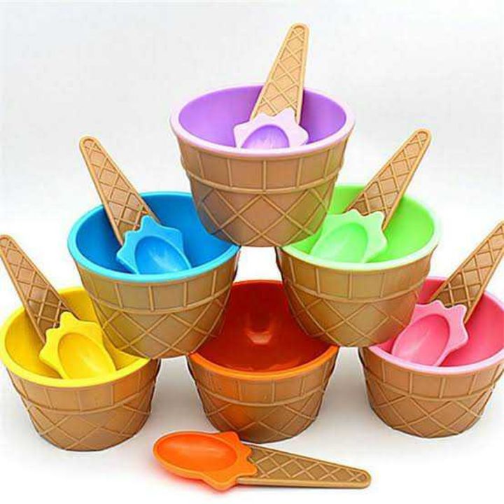 Ice Cream Cups Set Of 3 uploaded by business on 7/22/2021