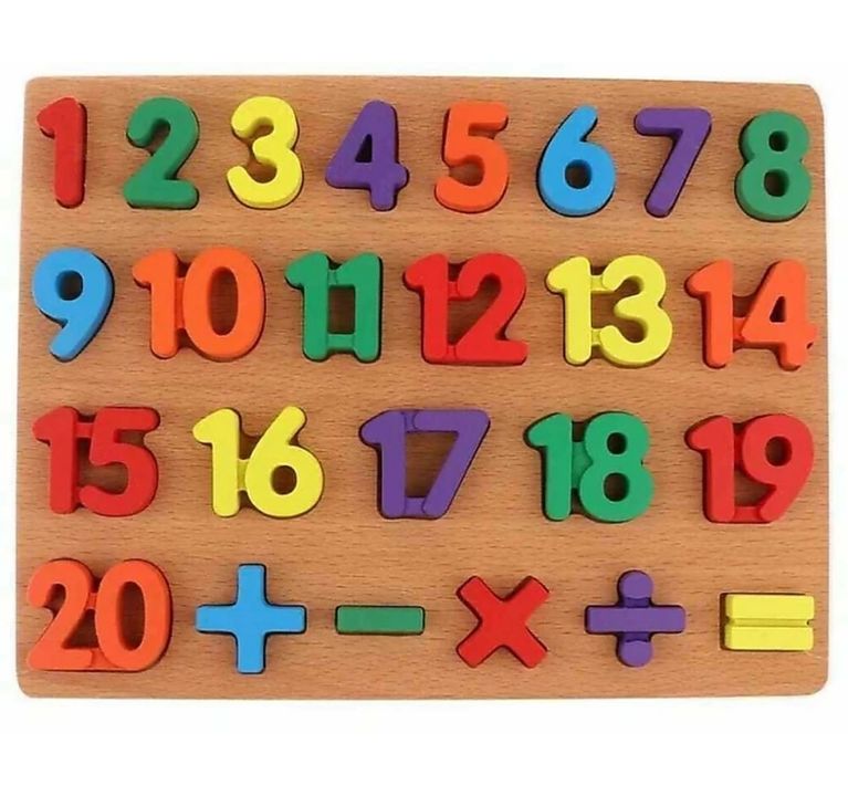 Wooden Numbers puzzle uploaded by Zazz store on 7/22/2021