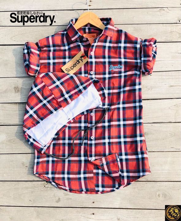 Superdry shirts with removable hood uploaded by Shri Radhe store on 7/22/2021