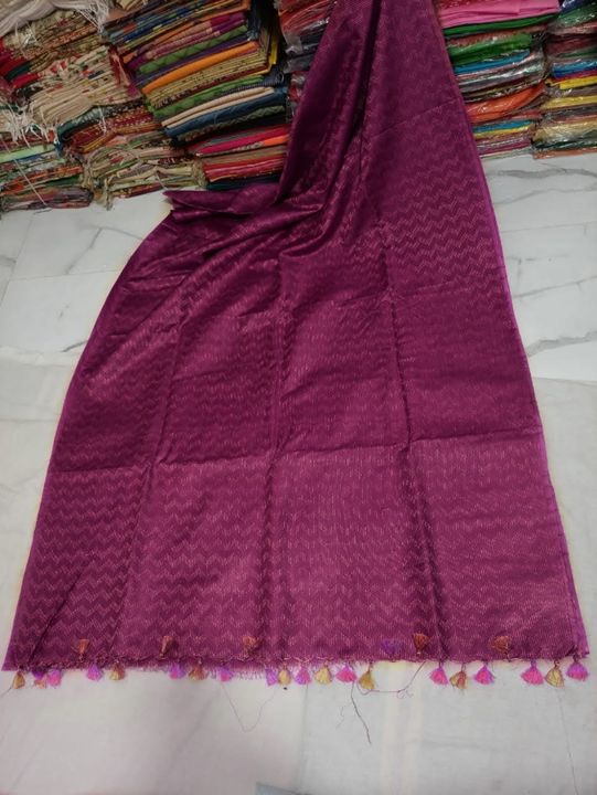 👆👆👆👆👆👆100% Semi Silk softe  buta  Saree with also avaialble design

*orignal  colors Handloom  uploaded by business on 7/22/2021