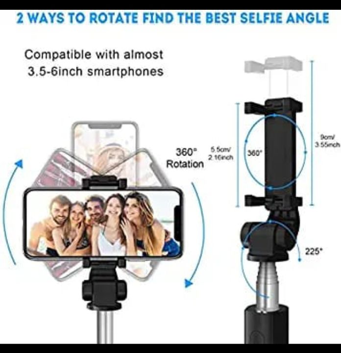 Multifunctional Extendable Bluetooth Selfie Stick uploaded by RJ Varietechno on 7/22/2021