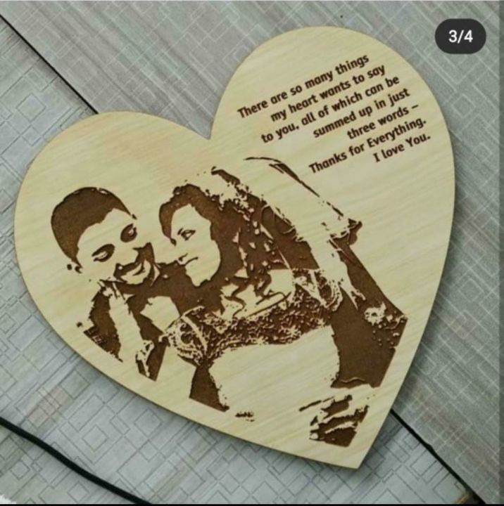 Customized Wooden Engraved Frame uploaded by business on 7/22/2021
