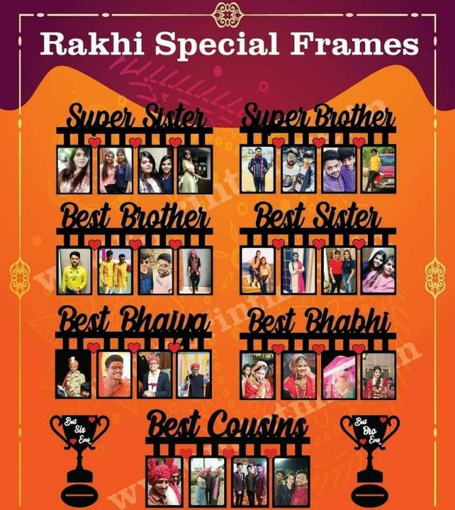 Customized Rakshabandhan Special Frame uploaded by business on 7/22/2021