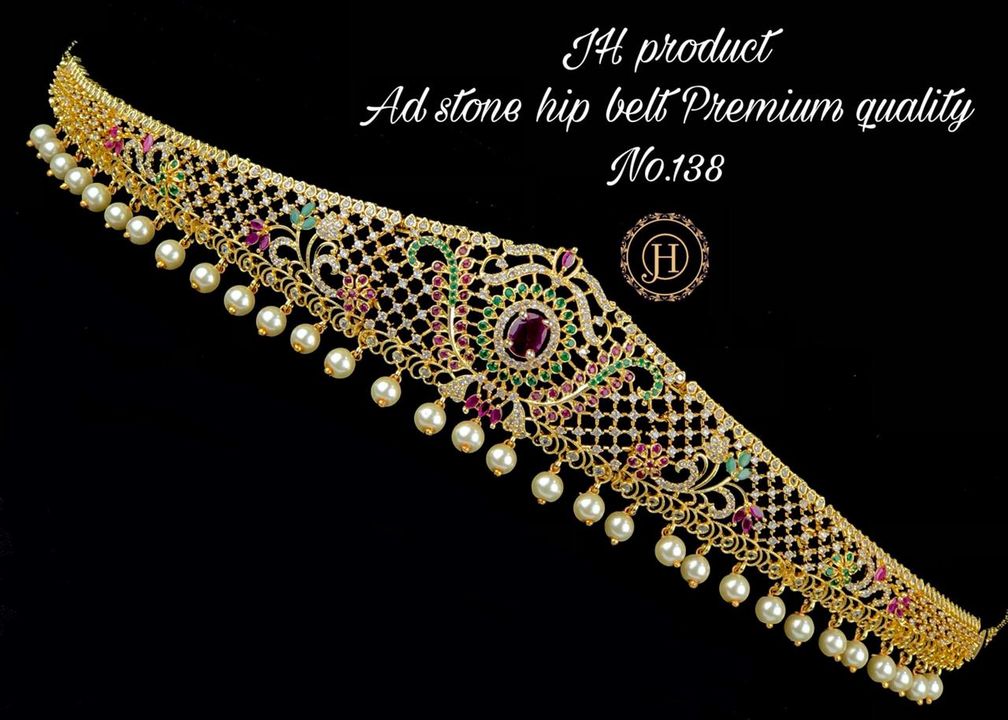 Ad stone hip belt uploaded by Radhe jewellery  on 7/22/2021