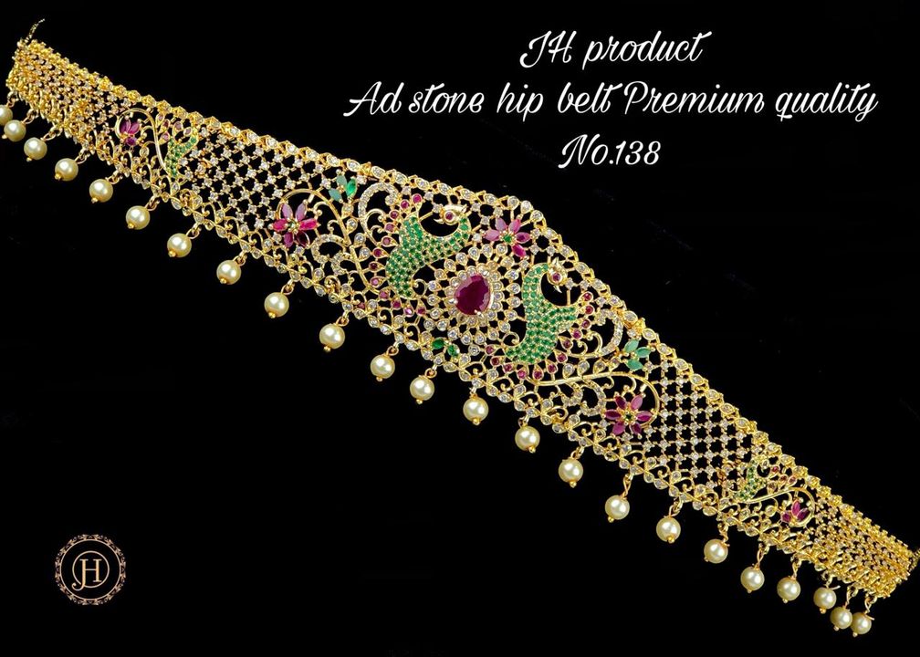 Ad stone hip belt uploaded by Radhe jewellery  on 7/22/2021