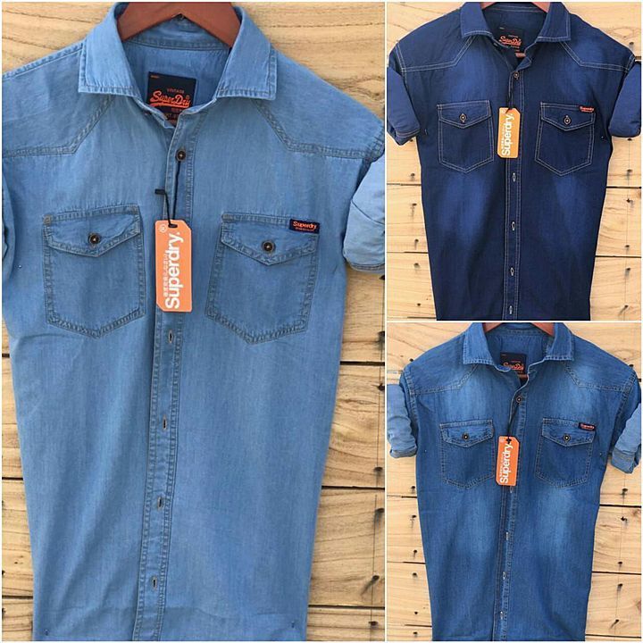 PREMIUM QUALITY MENS DENIM SHIRTS uploaded by business on 8/24/2020