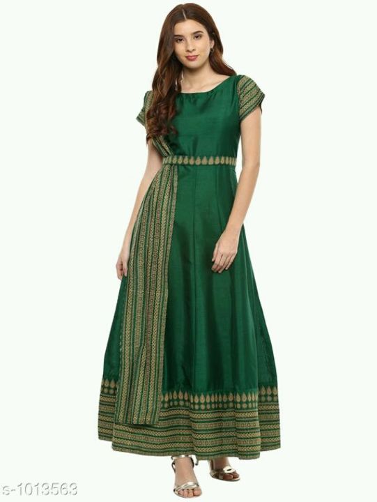 Post image Checkout this latest KurtisProduct Name: *Ahalyaa Women's Printed Poly Silk Long Anarkali Kurti*
Fabric: Poly SilkSleeve Length: Short SleevesPattern: PrintedCombo of: Single
Sizes:S, M, L, XL, XXLCountry of Origin: India*Proof of Safe Delivery! Click to know on Safety Standards of Delivery Partners- http
Price=1200