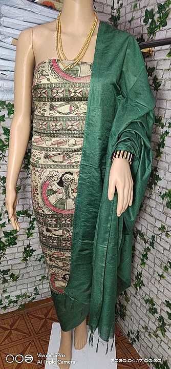 Cotton khadi printed suit uploaded by Sp handloom on 8/24/2020