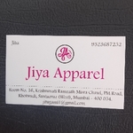 Business logo of Jiya Apparel based out of Mumbai