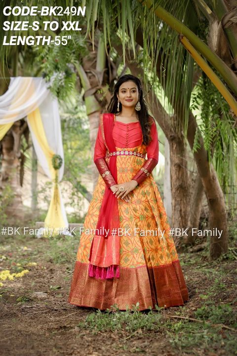 Long Banarasi Gown  uploaded by business on 7/23/2021