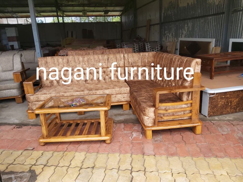 Sagwan L sofa uploaded by Nagani furniture on 7/23/2021