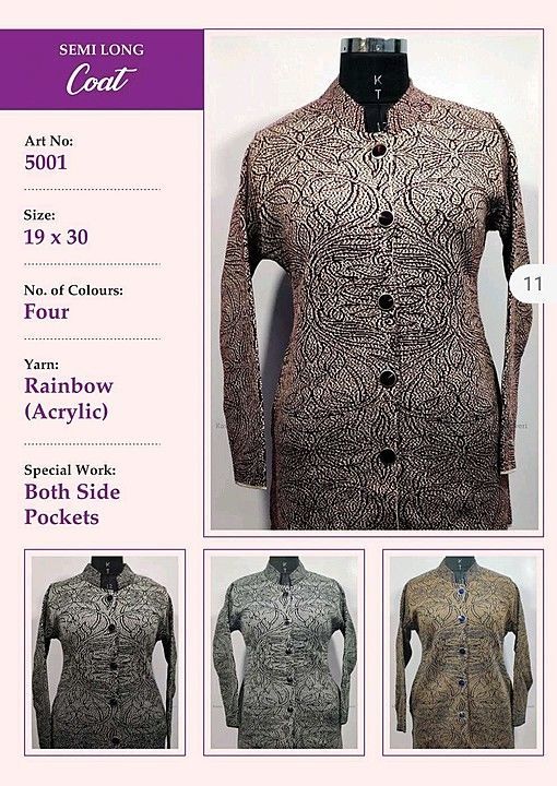 Long wool coat for women uploaded by KAVERI INDUSTRIES on 8/24/2020