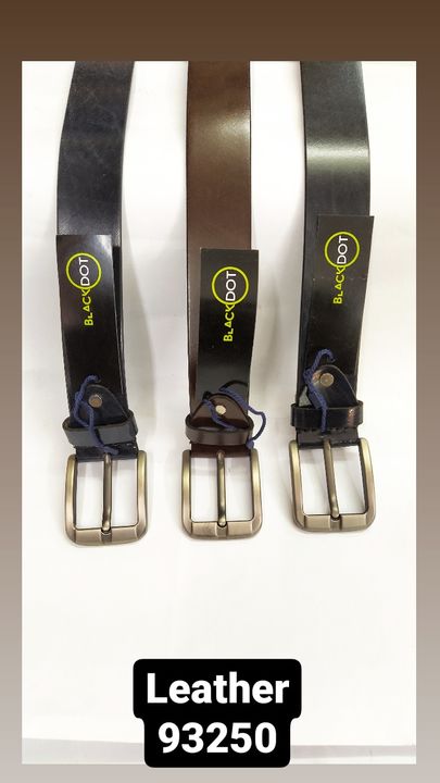 Leather belt uploaded by business on 7/23/2021