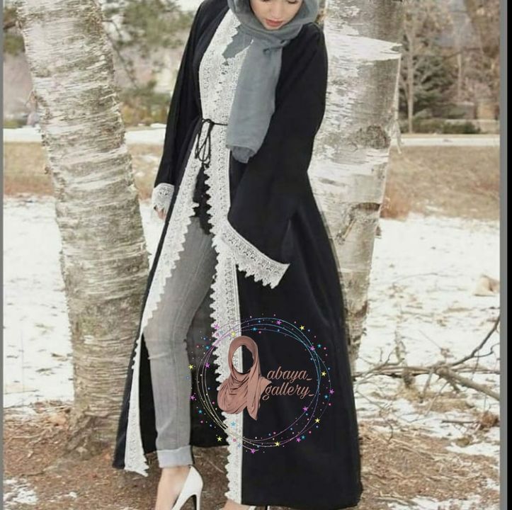 Product image of Lacework abaya, price: Rs. 2500, ID: lacework-abaya-b35d43cf