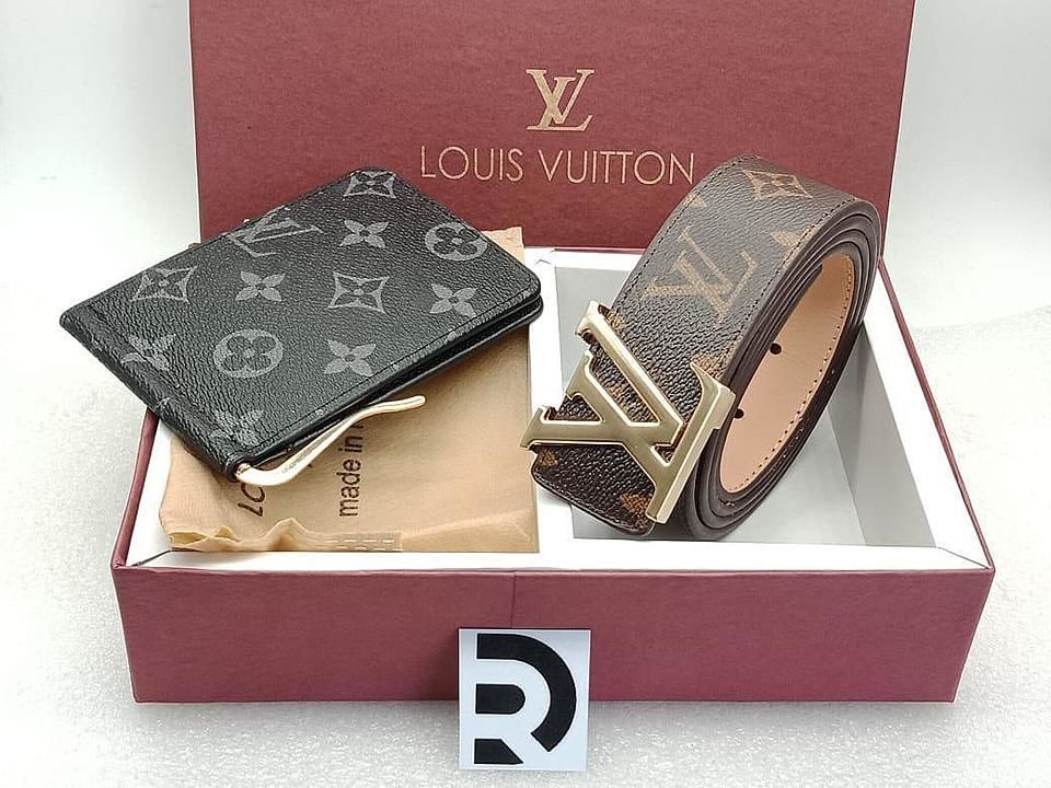 Uis viuttion Belt & wallet combo uploaded by Branded panda store on 5/29/2020