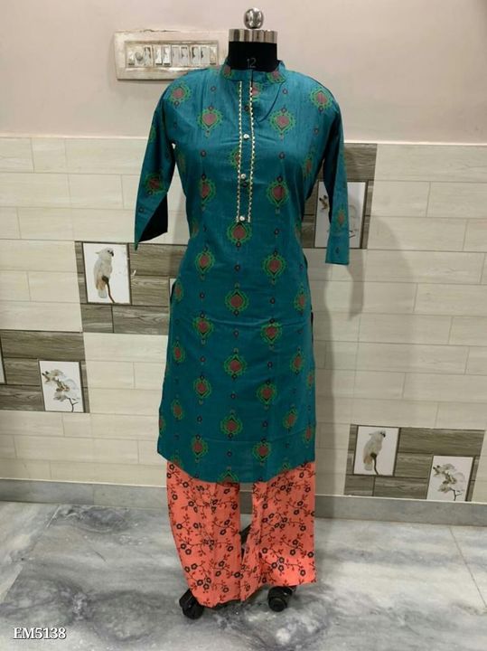 Kurti with pant  uploaded by Happy UNQ on 7/24/2021