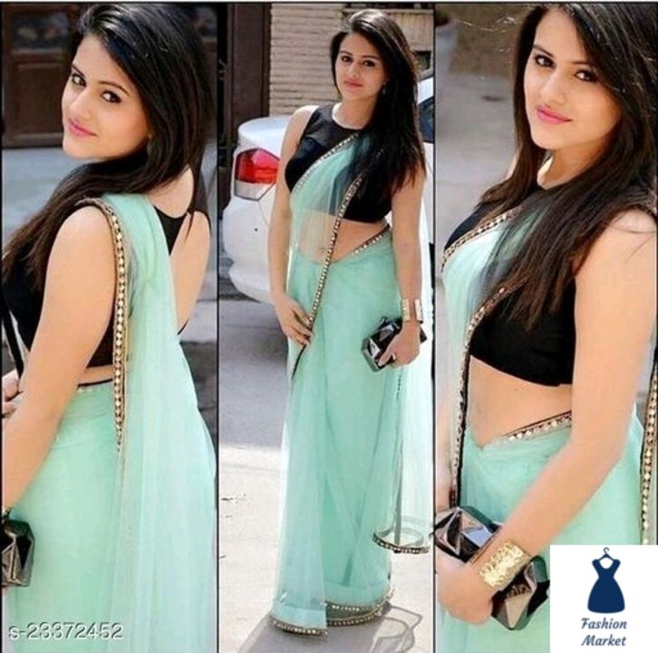 Net saree uploaded by Fashion market on 7/24/2021