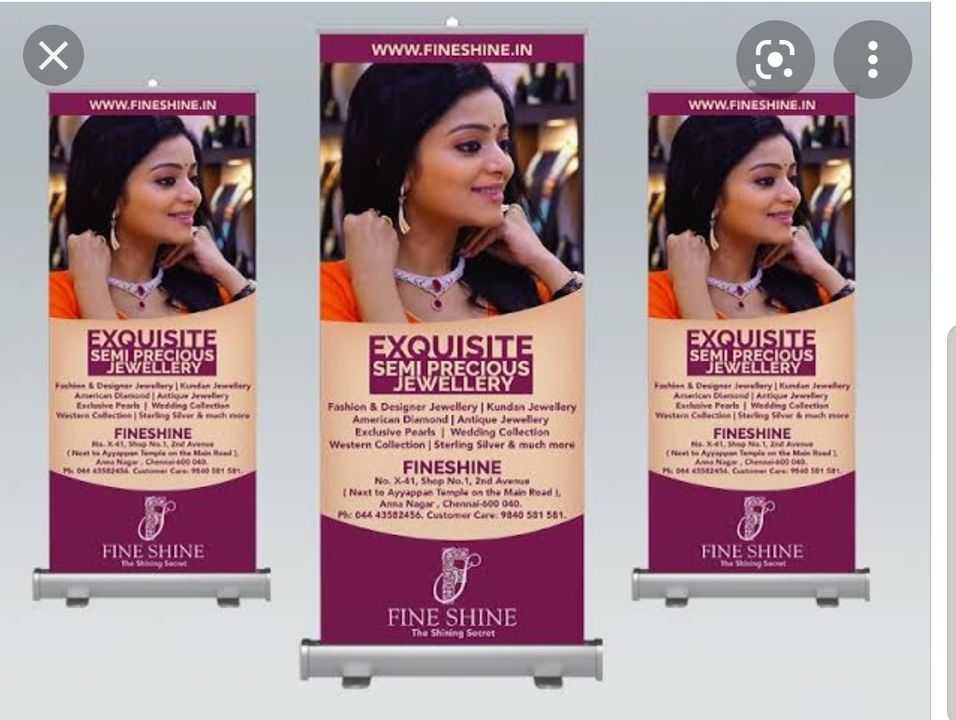 Post image Standy size 6x3 with printing and installation price is 1200/-