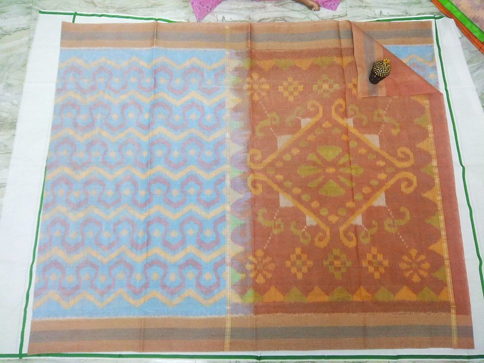 Ikat Pure Cotton saree uploaded by business on 8/25/2020