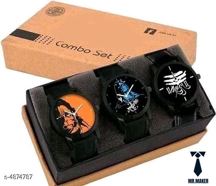 Trendy Men's Watches Combo

Material: Variable (Message Us For Details) 

Size: Variable (Message Us uploaded by business on 8/25/2020