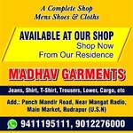 Business logo of MADHAV GARMENTS