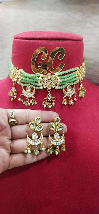 Choker necklace uploaded by Surat jewellary.market on 8/25/2020
