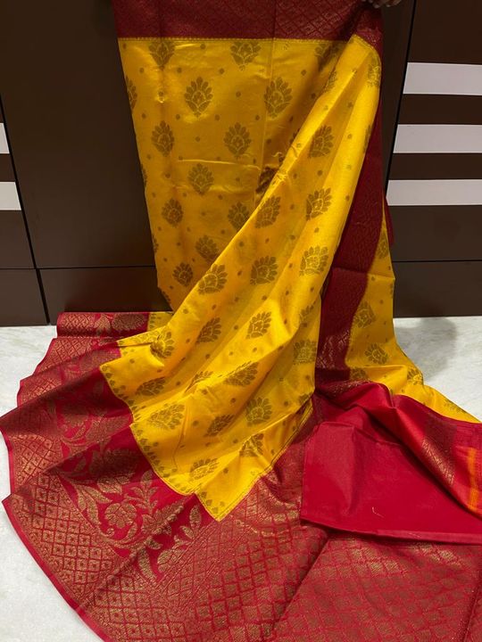 Banarasi handloom semi dupion sree uploaded by business on 7/25/2021