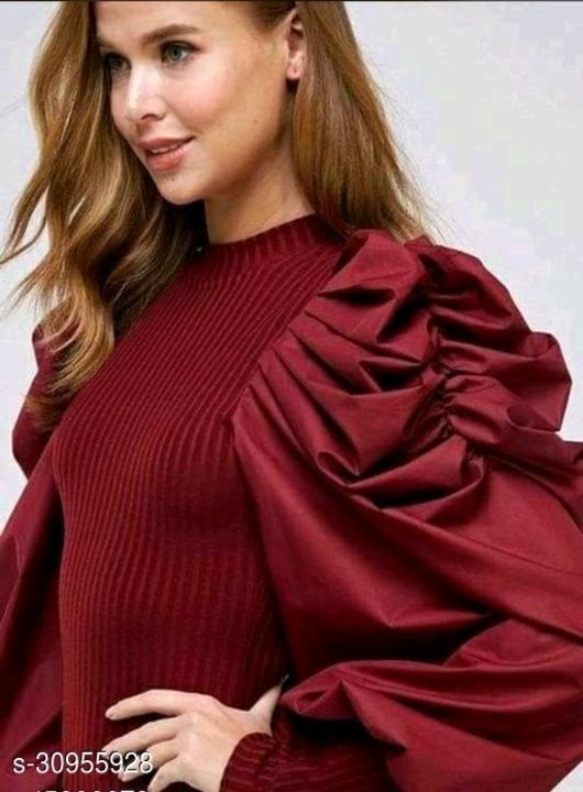 Fashionable puff sleeves uploaded by Online_trendy_ outfits on 7/25/2021