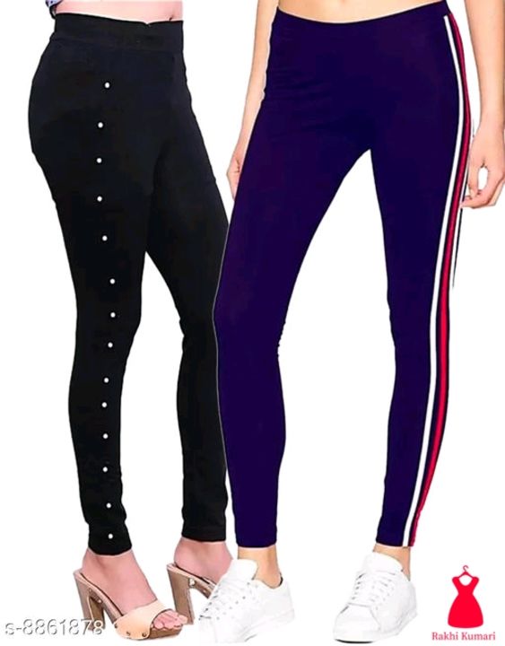 Women Jeggings

Fabric: Cotton
Pattern: Striped
Multipack: 2
Sizes: 
34 (Waist Size: 34 in, Length S uploaded by Rich on 7/25/2021