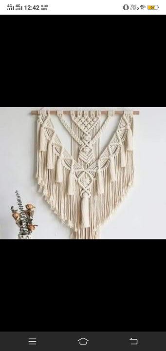 Macrame wall hanging uploaded by business on 7/25/2021