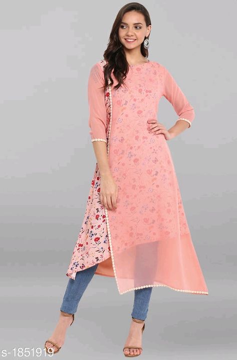 Women floral printed crepe kurti uploaded by Chetus store on 7/25/2021