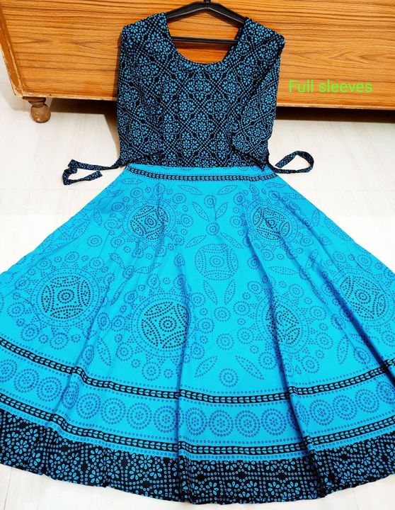Post image We are manufacturer of Jaipuri dresses skirts and kurtis