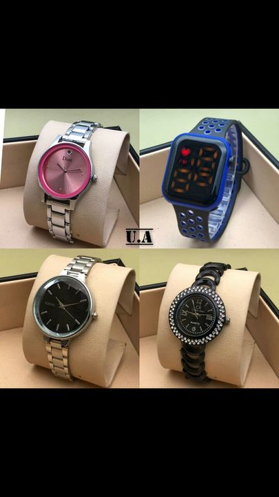 4 pc combo watch uploaded by M.R.online shopping (abaya,makeup ) on 7/25/2021