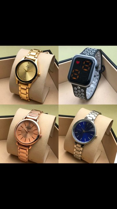 4 pc combo watch uploaded by M.R.online shopping (abaya,makeup ) on 7/25/2021