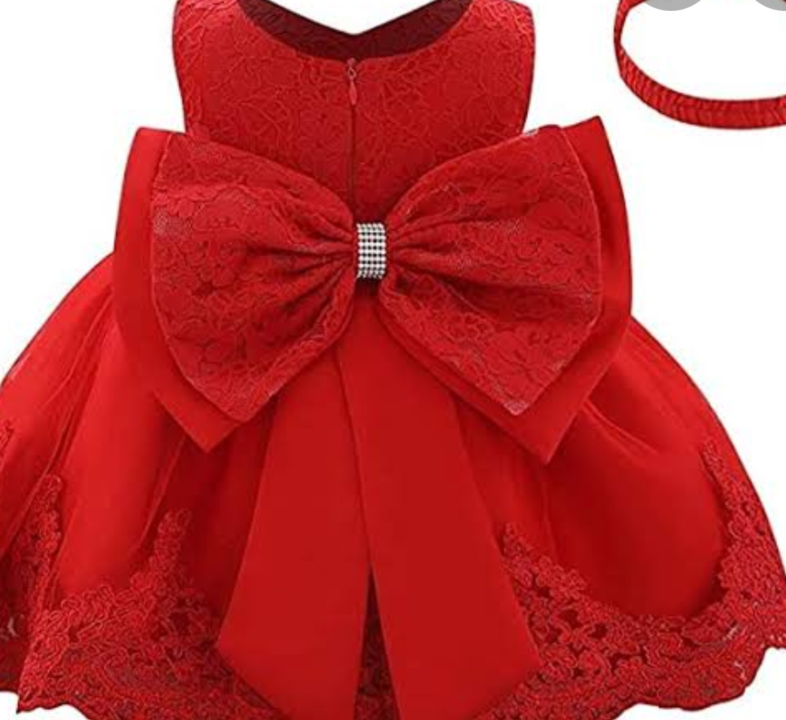 Baby designer dresses high quality .return also available, design as per your choise,  uploaded by business on 7/26/2021