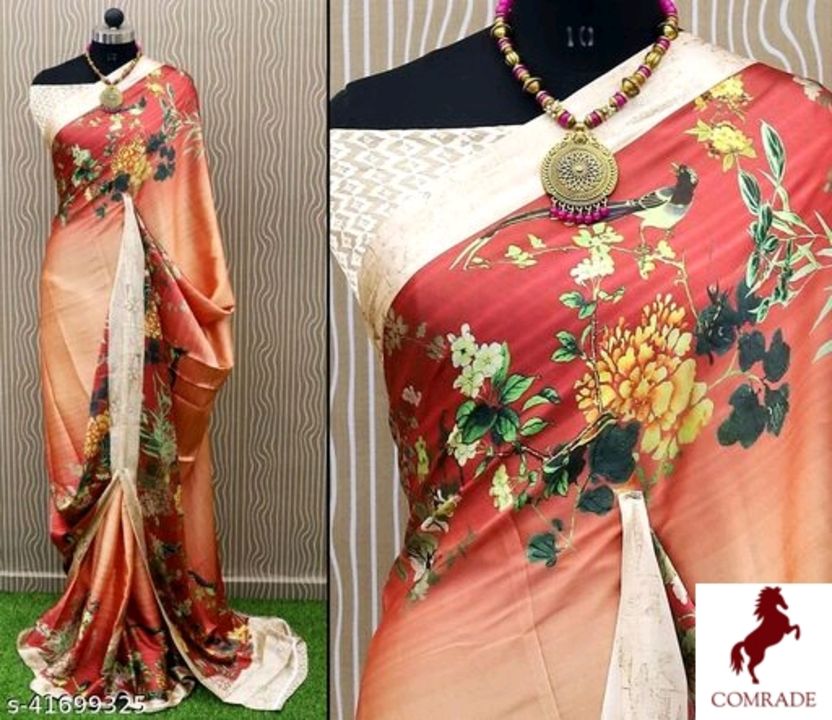 Womens embroided sarees  uploaded by Comrade shopping on 7/26/2021