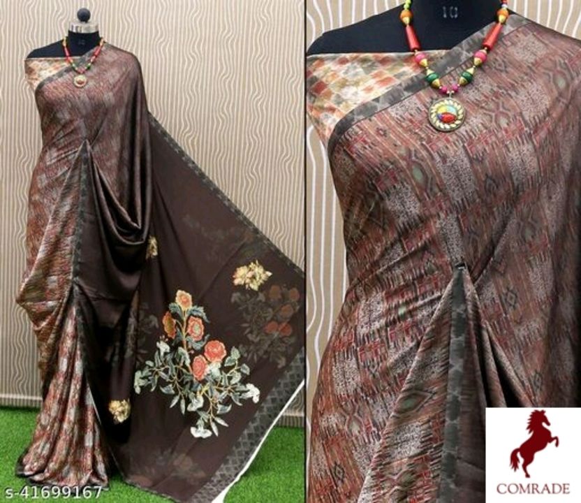 Womens embroided sarees  uploaded by business on 7/26/2021