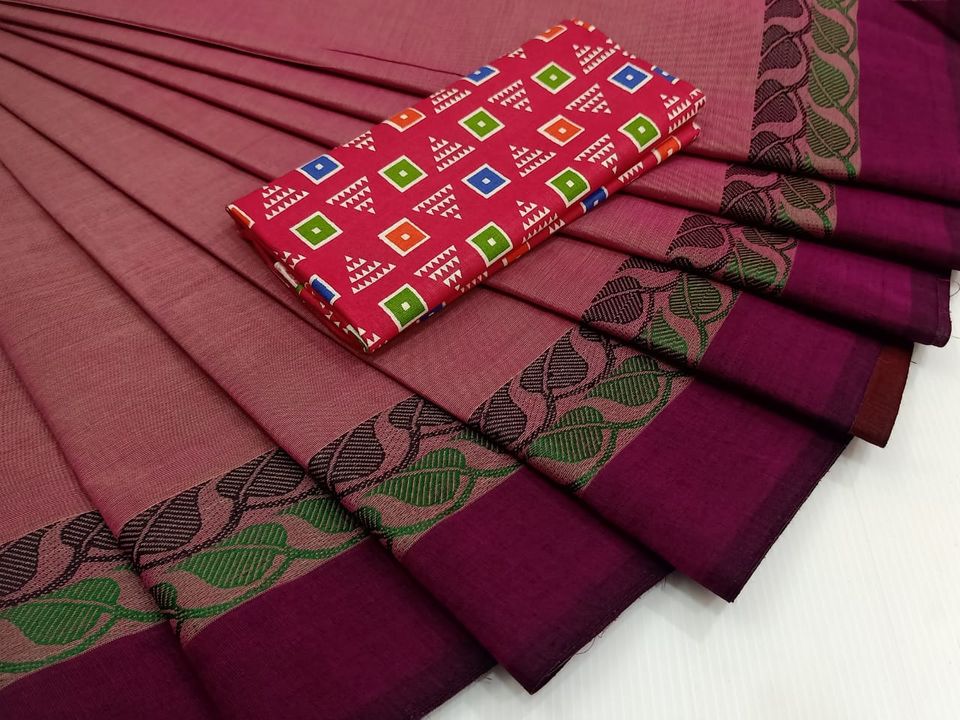 Cotton saree uploaded by Vedhcollections on 7/26/2021