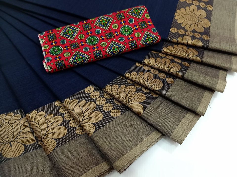 Cotton saree uploaded by business on 7/26/2021