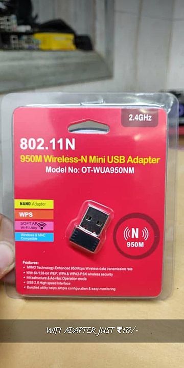 Wireless Mini USB adapter uploaded by Mobile Accessories on 8/25/2020