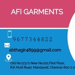 Business logo of Afi garments