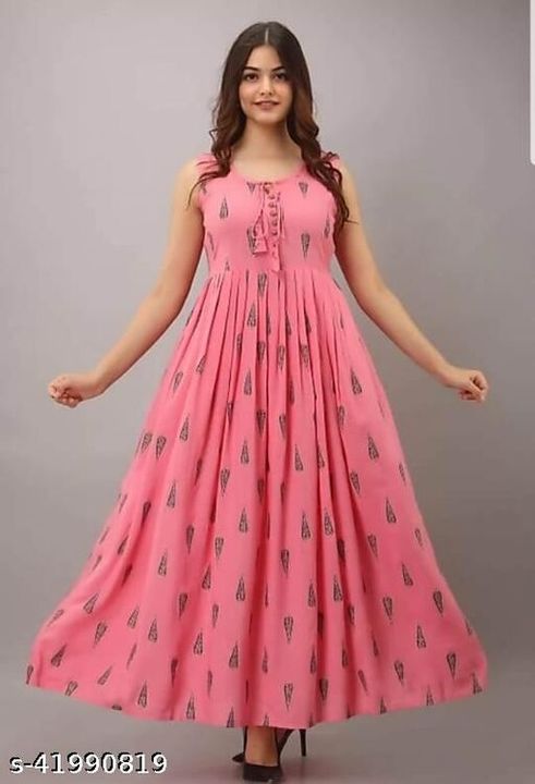 Ladies gown  uploaded by Avansha shopping hub on 7/26/2021