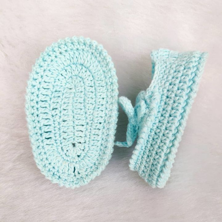 Baby Loafers (Size- 0-6 months) uploaded by Knits and Knots By Juhi on 7/27/2021