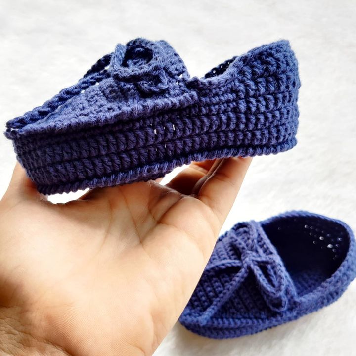 Cotton Loafers (Size - 3-4yrs) uploaded by Knits and Knots By Juhi on 7/27/2021