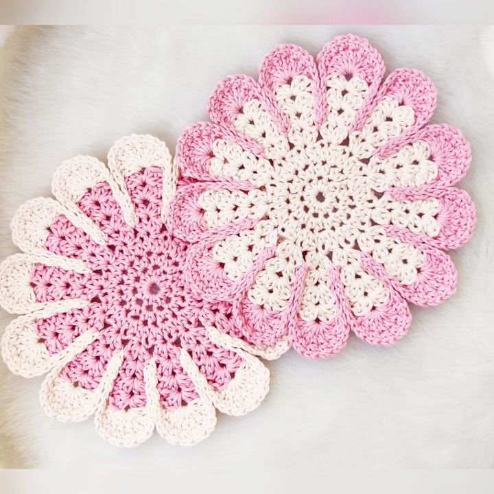 Petal Washcloths uploaded by Knits and Knots By Juhi on 7/27/2021