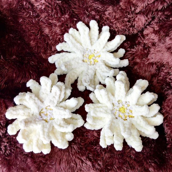 Crochet Gerbera Flowers uploaded by Knits and Knots By Juhi on 7/27/2021
