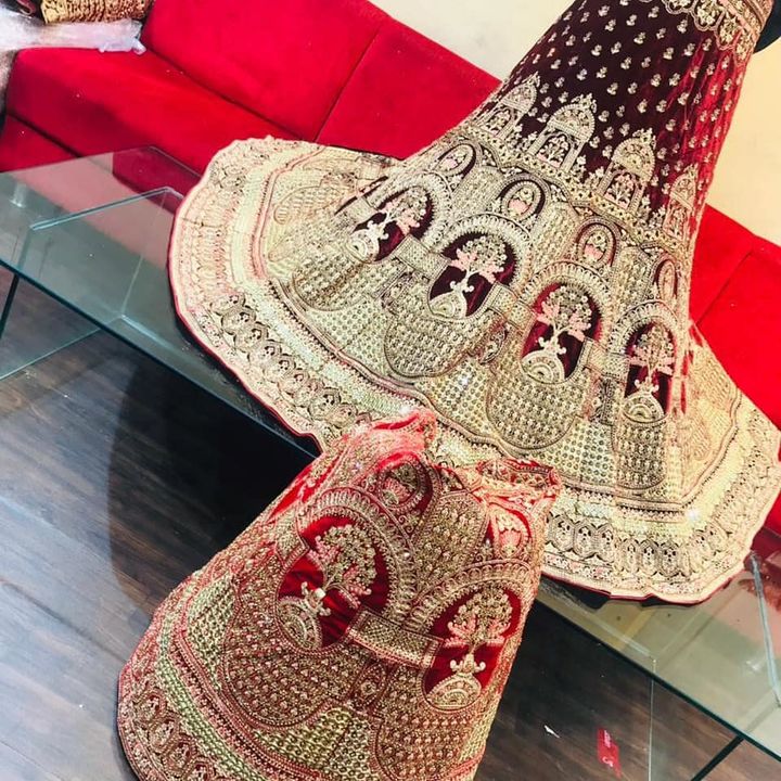 Beautiful Designe Bridal Lehenga uploaded by Indian New Fashion on 7/27/2021