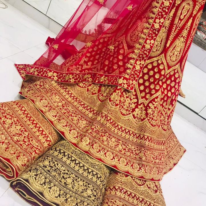Bridal Wedding Lehenga uploaded by Indian New Fashion on 7/27/2021